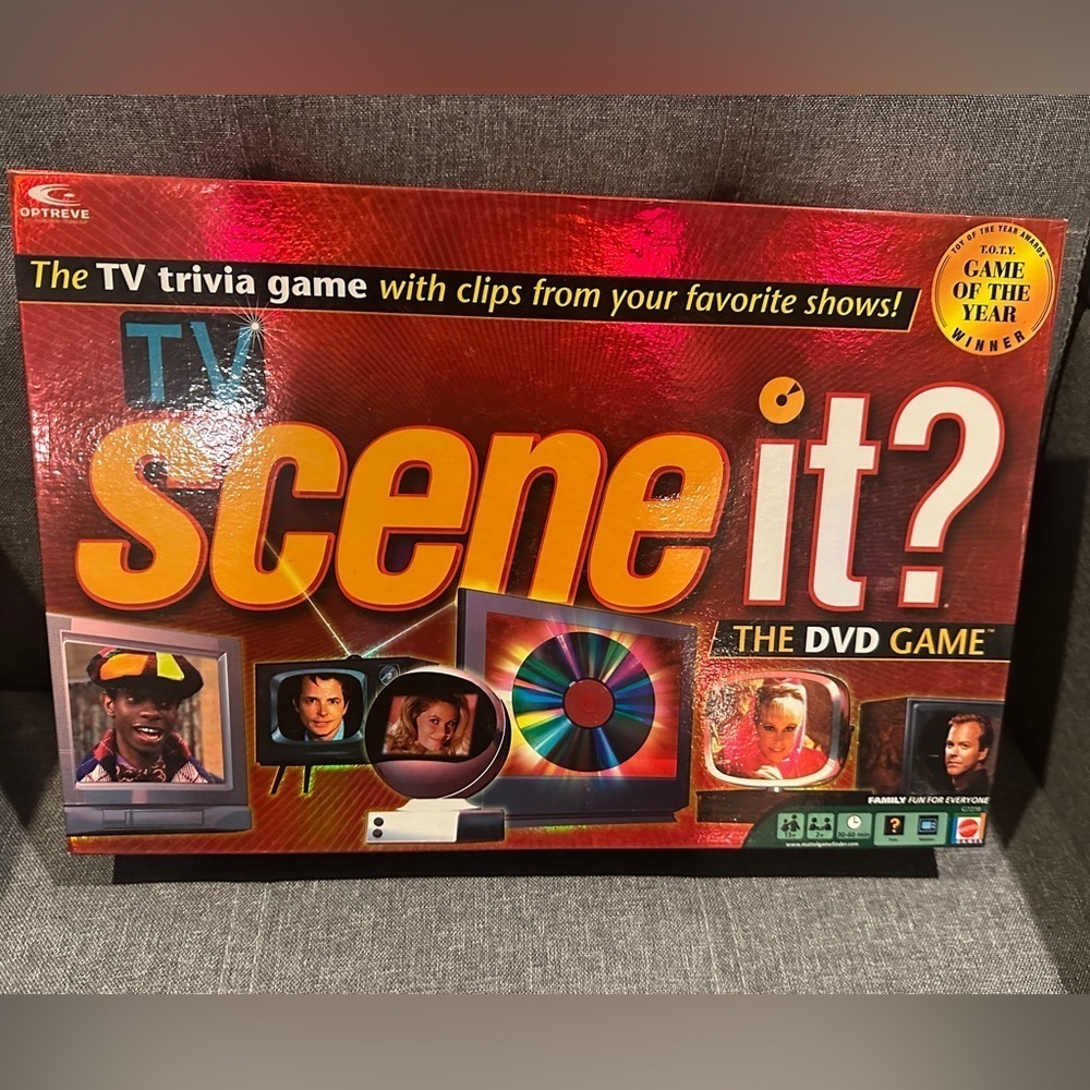 TV Scene It The DVD Game Television Trivia w Clips From Your Favorite Shows EUC